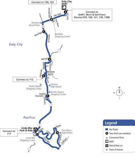 SamTrans Route Map