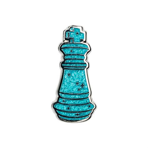 No Game No Life - Chess Piece Silver Plated Enamel Lapel Pin♜