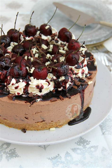 No Bake Black Forest Cheesecake Janes Patisserie