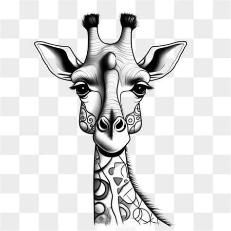 Download Intricate Giraffe Drawing Sketches Online Creative Fabrica