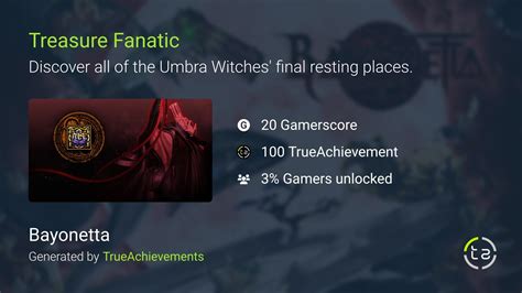 Treasure Fanatic Achievement In Bayonetta