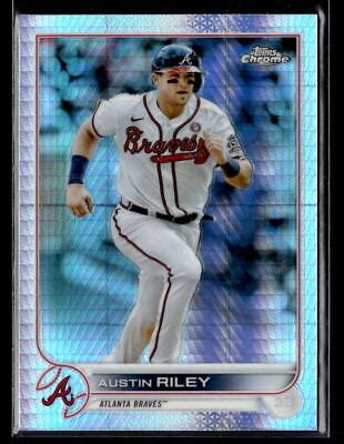 Austin Riley Topps Chrome Prism Refractor Atlanta Braves Ebay