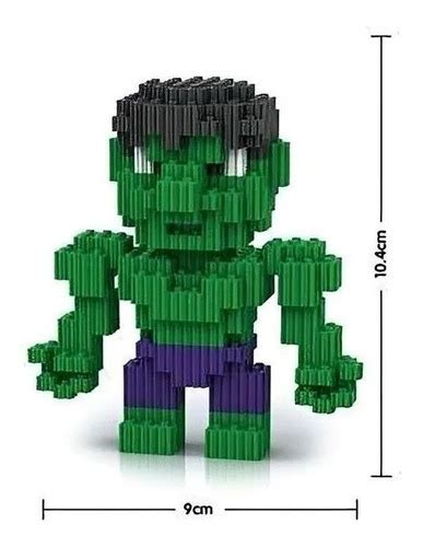 Mini Bloques Tipo Lego Hulk Figura D Armable Cuotas Sin Inter S