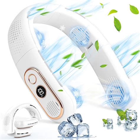 Sefitopher Ventilateur De Cou Portable Mah Ventilateur De