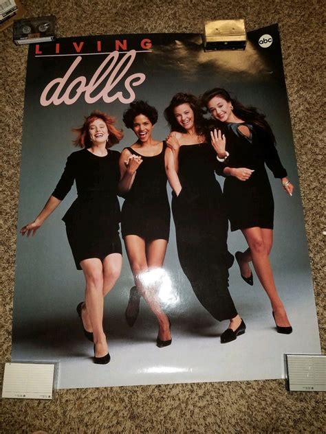 Living Dolls Rare Original Abc Promo Poster Halle Berry Leah Remini Ebay