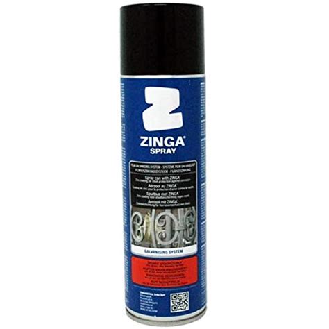 Zinga Zingaspray Aerosol Cold Galvanising Zinc Paint Primer 500ml