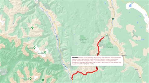 Highway Closure Mudslide Near Spences Bridge Ctv News