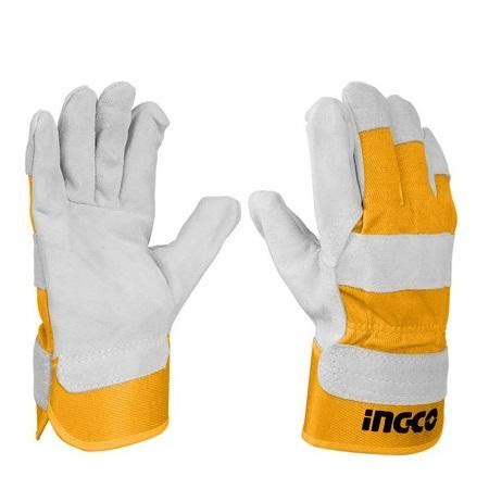 LEATHER GLOVES 2 PC INGCO HGVC01 House Of Tools