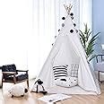 Triclicks Tipi Enfant Avec Tapis De Sol Toile Enfants Jouent Tente