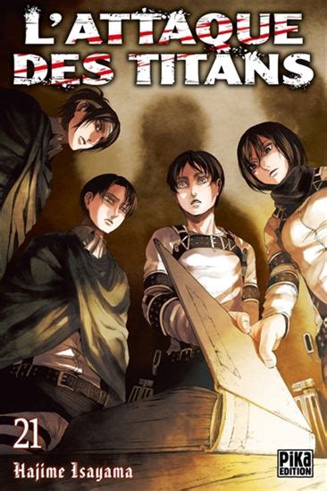 Hajime Isayama Lattaque Des Titans 21 Mangas Livres Renaud Livres Cadeaux