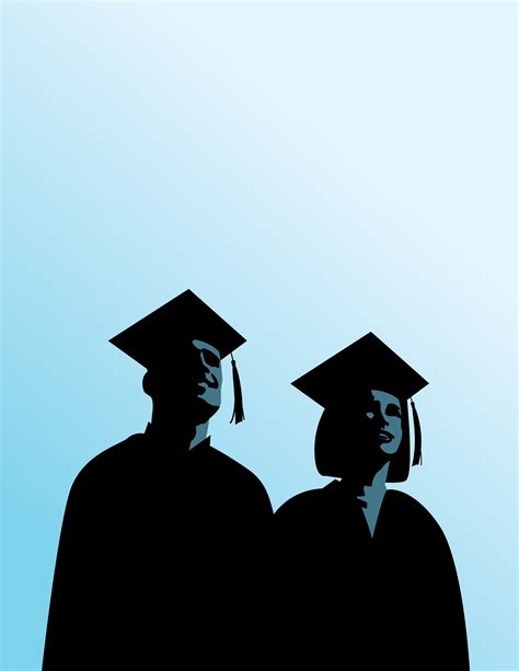 Grad Cap Silhouette at GetDrawings | Free download