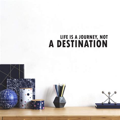 Buy Life Is A Journey Not A Destination Inspirational Quotes Wall Art