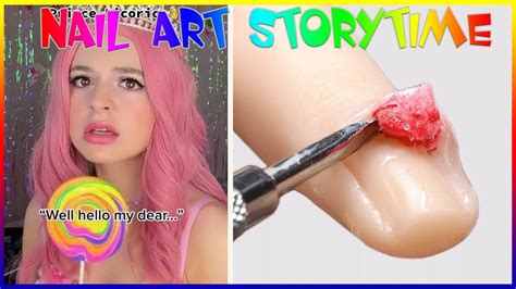 Nail Art Storytime Tiktok Regal Nails Pov Brianna Mizura