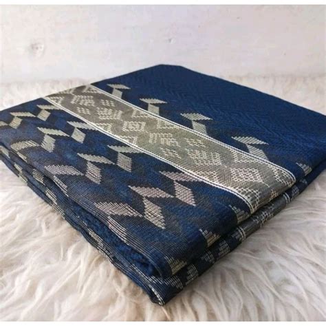 Jual Kain Tenun Songket Kode Navy Shopee Indonesia