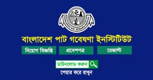 Bjri Job Circular Apply 2022 Bjri Gov Bd