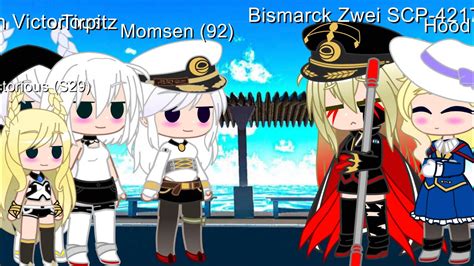 Bismarck X Hood At Last Gacha Club Azur Lane YouTube