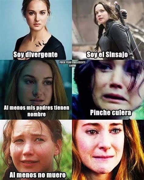 Memes THG Katniss V S Tris Humor De Juegos Del Hambre Juegos Del