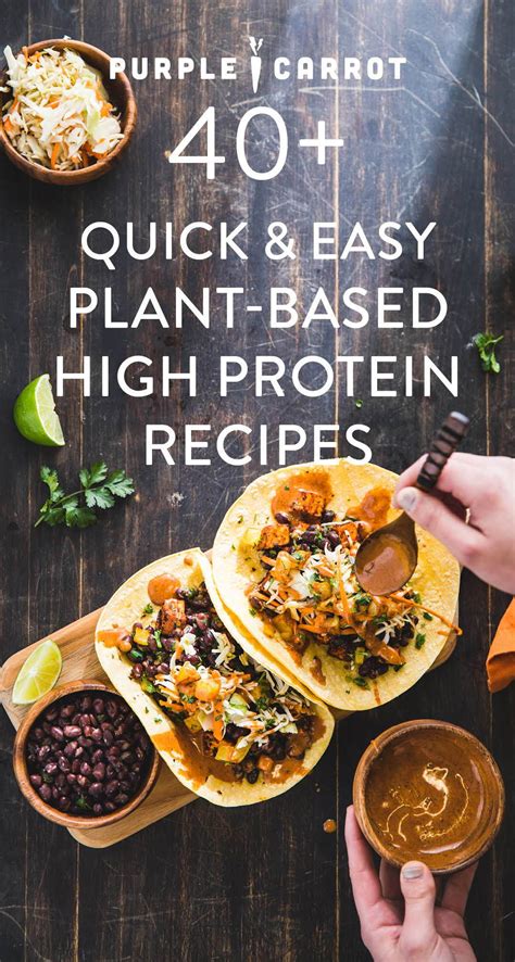 All of our favorite healthy, quick, and easy high protein vegan dinners, lunches, and snacks in ...