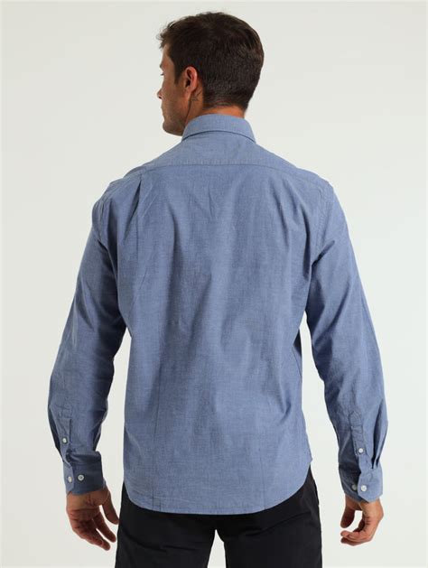 Long Sleeve Classic Anchor Shirt Blue Edgars Namibia