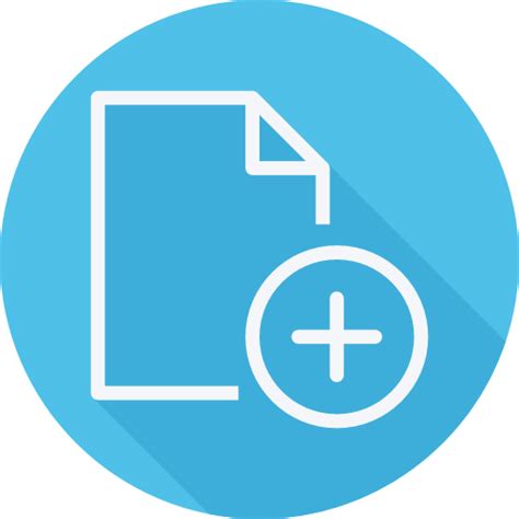 File Cursor Creative Flat Circular Icon