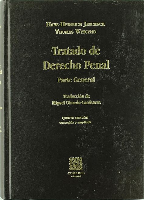 Amazon Tratado De Derecho Penal Parte General