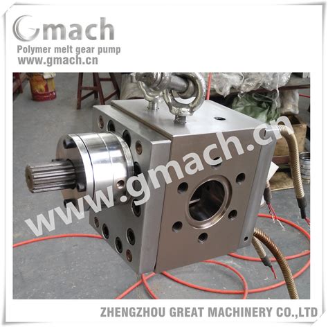 High Pressure PP Pipe Extrusion Hot Melt Gear Pump China Metering