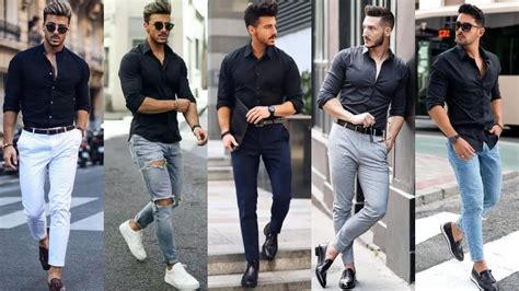 Trending Black Shirt Matching Pants Combination For Men 2025