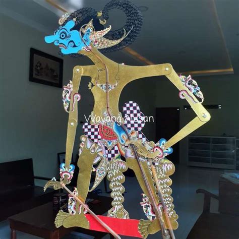 Jual Wayang Kulit Antasena Ontoseno Kulit Kerbau Alusan Ukuran