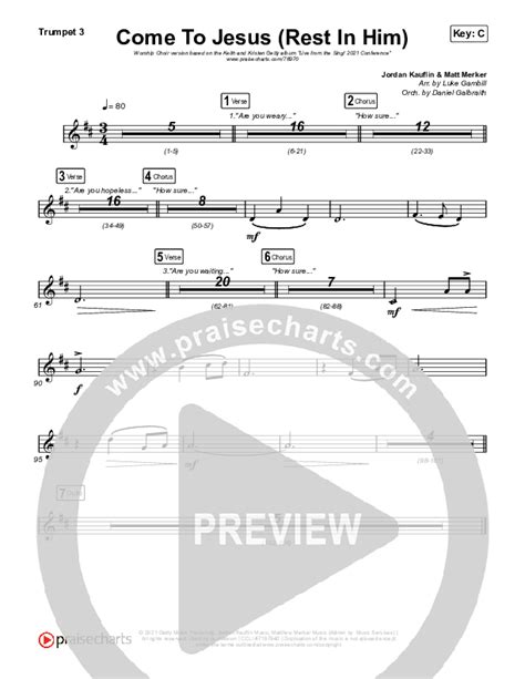 Come To Jesus Rest In Him Worship Choir Sab Trumpet Sheet Music Pdf