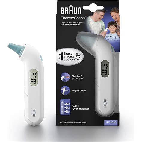 Braun Thermoscan Infrarood Thermometer Oor Koortsthermometer Met