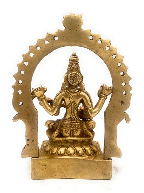 Bhunes Brass Goddess Saraswati Idol Sarasvati Statue Vidya Devi