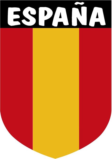 Artimagen Pegatina Escudo Vertical España Sin Emblema 40x60 Mm