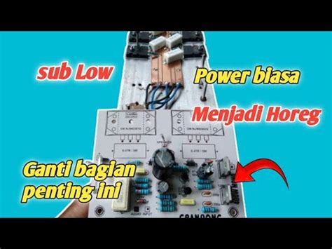 Sub Low Horegmodif Driver Watt Bass Nendang Youtube