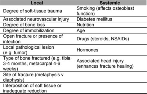 18 Bone Injury Healing And Grafting Flashcards Quizlet