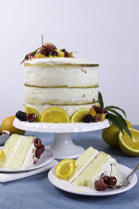 Naked Citrus Cake Summer Citrus