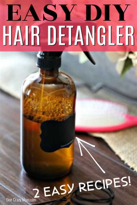 Homemade Hair Detangler Quick And Easy Diy Hair Detangler