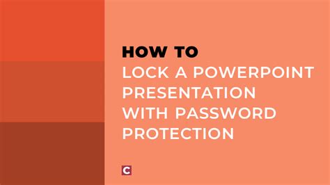 How To Lock A Powerpoint Presentation With Password Protection