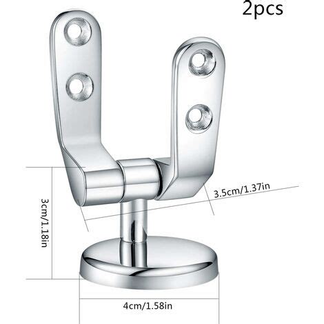 Charniere Abattant WC Kit Fixations Remplacement Pour WC Abattant