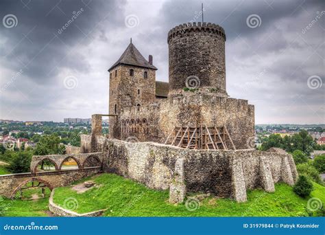 Medieval Castle In Bedzin Stock Photo Image Of Hill 31979844