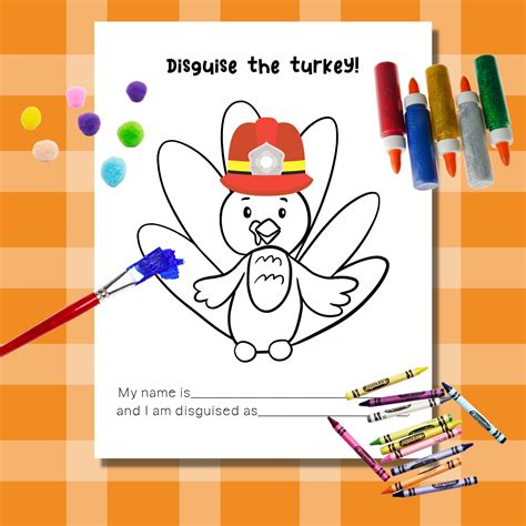 Turkey In Disguise Project Disguise A Turkey Printable Turkey Disguise Ideas Disguise A