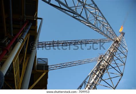 North Sea Offshore Oil Rig Flare Shutterstock