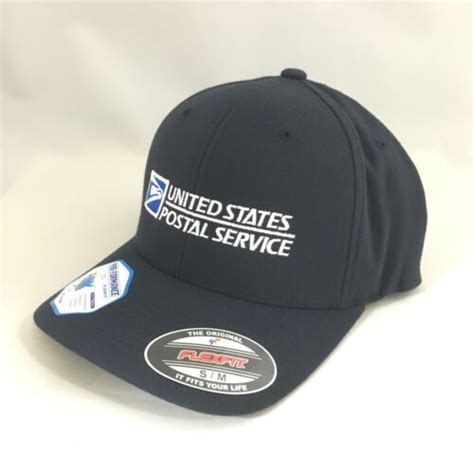 Usps Flexfit Cap 6580 Pro Formance Us Postal Service Hat Dark Navy