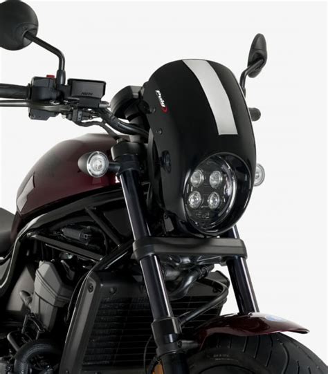 Honda CMX 1100 Rebel Puig Anarchy Black Semi Fairing 21090N