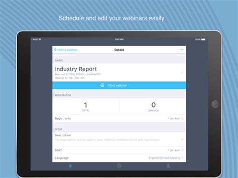 Gotowebinar Ios App