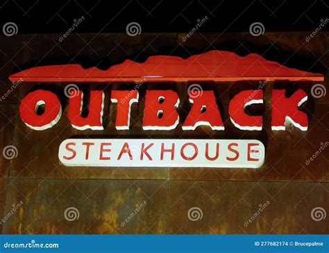 An Outback Steakhouse Restaurant In Western Sydney Australia Editorial