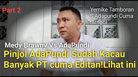 Rekaman Video Medy Brawny Vs Pinjol Adapundi Kacau Lihat Ini Youtube