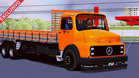 Skin MB 1313 Laranja Na Carroceria EXCLUSIVO Skins Games Truck