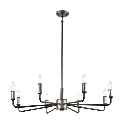 Elk Home 36-Inch Wide Cortlandt Chandelier, Transitional, Iron