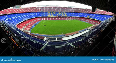 FC Stadium Barcelona Catalunia Obóz Nou Obraz Stock Editorial Obraz