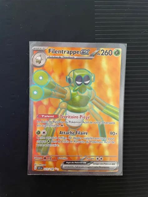 CARTE POKÉMON FILENTRAPPE EX 223 198 Ecarlate et Violet FR EUR 9 90